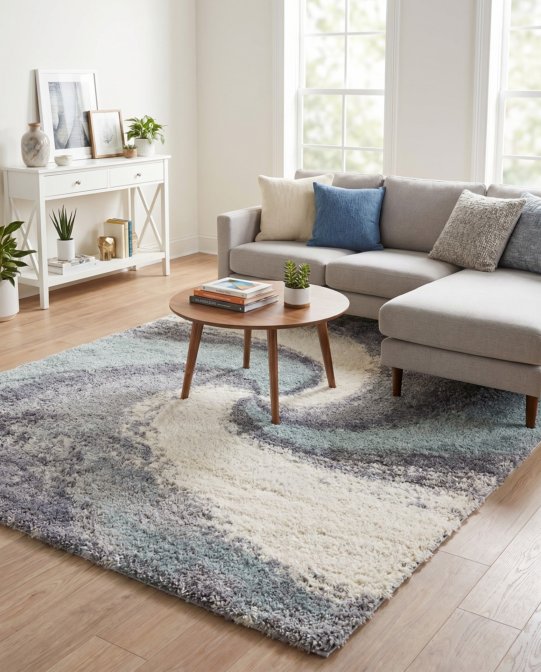 Sage Green Soft Touch Shag Rug
