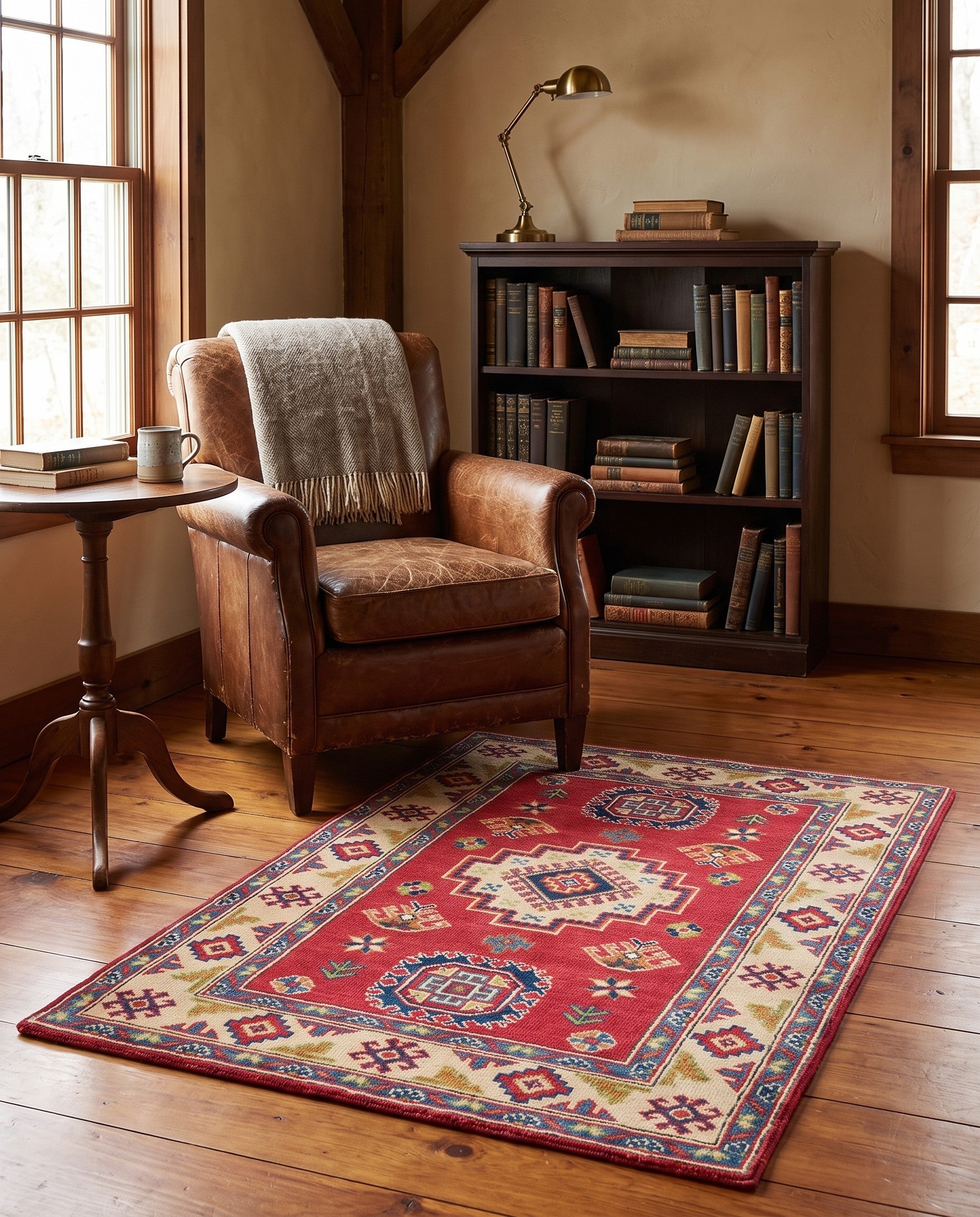 2' 8 x 4' 3 Hand Knotted Kazak Rug