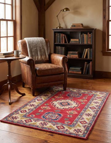 2' 8 x 4' 3 Hand Knotted Kazak Rug