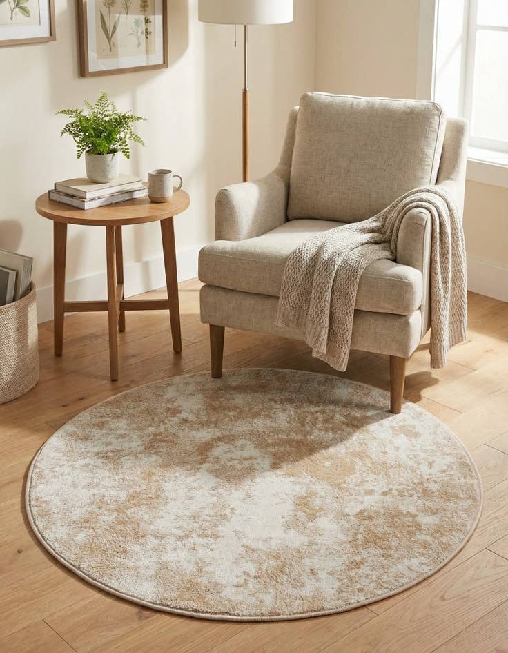 Detail image of 3' x 3' Aurora Round Rug