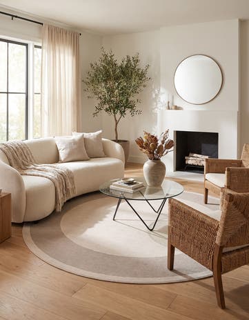 Jill Zarin 6' x 6' Uptown Round Rug