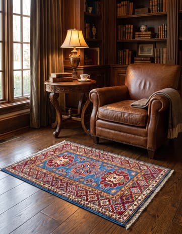 2' 1 x 3' 1 Hand Knotted Kazak Rug