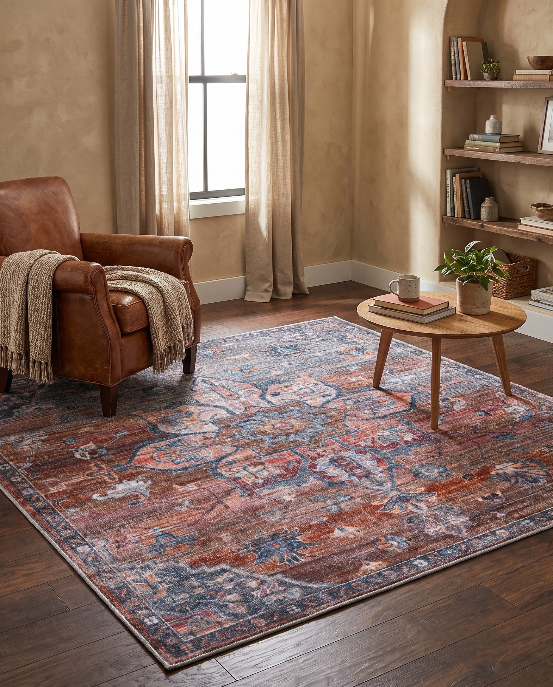 185cm x 185cm Nostalgia Square Rug