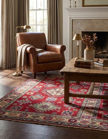85cm x 125cm Hand Knotted Kazak Rug