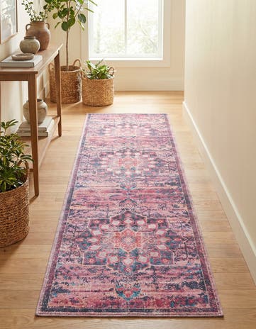 2' x 9' 10 Washable Francesca Runner Rug