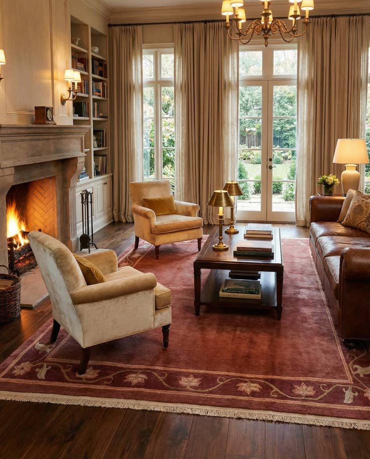 Detail image of 6' 8 x 7' 11 Hand Knotted Nepal Wool Square Rug