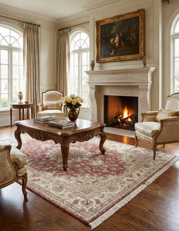 4' 11 x 6' 10 Tabriz Rug