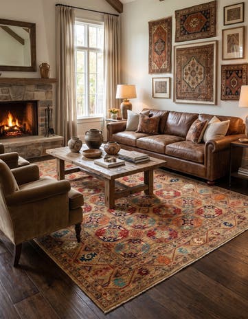 5' 9 x 8' 4 Hand Knotted Ariana Ziegler Rug