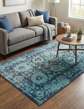 5' x 8' Washable Fleur Rug