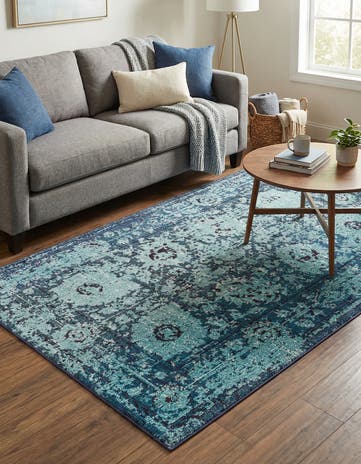 5' x 8' Washable Fleur Rug