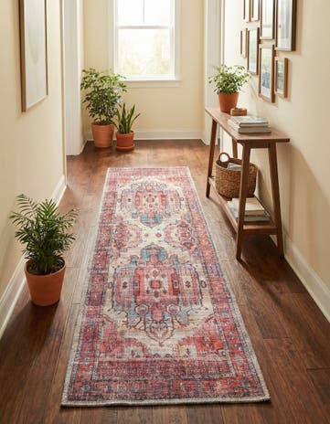 2' x 6' Washable Maahru Runner Rug
