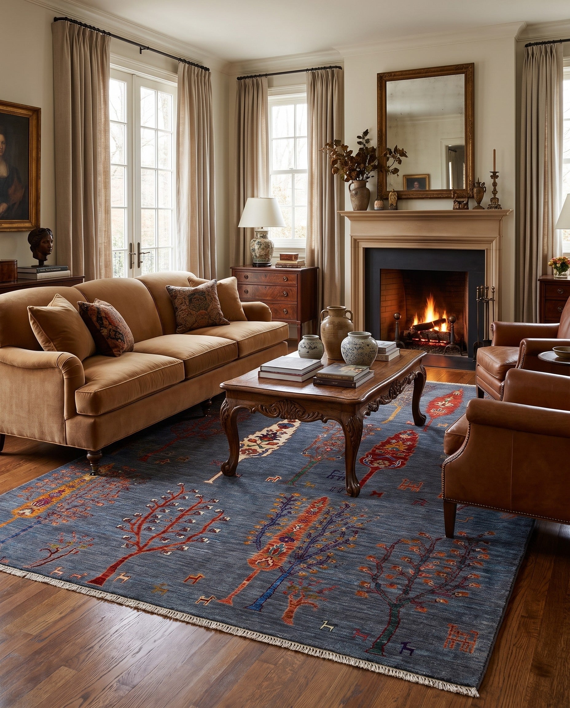 5' 1 x 7' 1 Hand Knotted Ariana Ziegler Rug