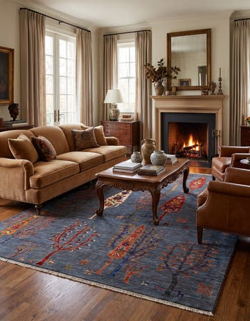 5' 1 x 7' 1 Hand Knotted Ariana Ziegler Rug