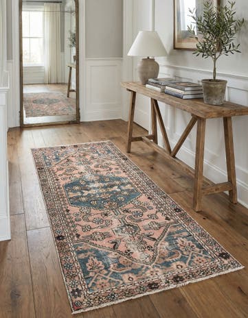 3' x 6' 2 Hand Knotted Ultra Vintage Persian Wool Runner Rug