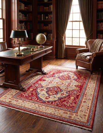 5' x 6' 11 Hand Knotted Kazak Rug