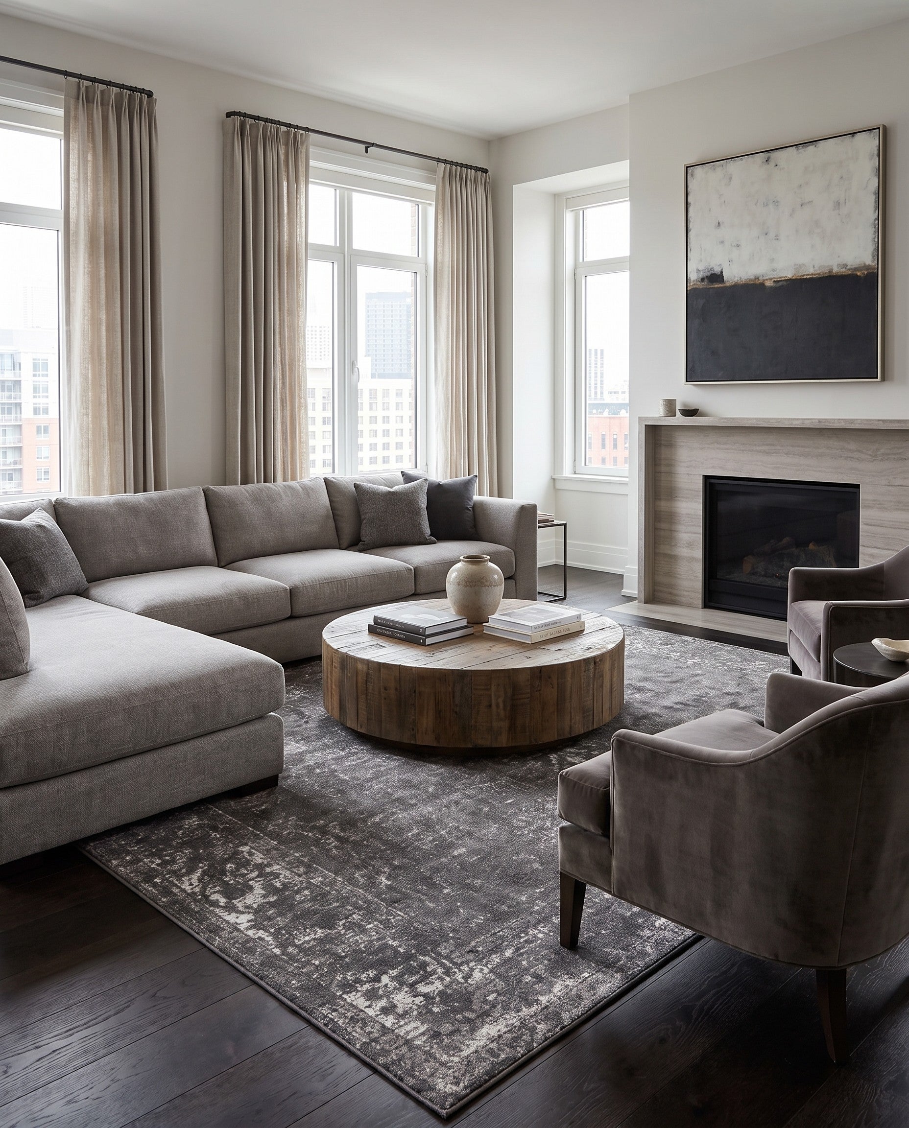 13' x 13' Monte Carlo Square Rug
