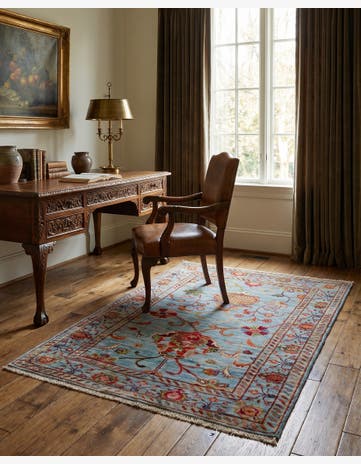 2' 8 x 3' 10 Hand Knotted Ariana Ziegler Rug
