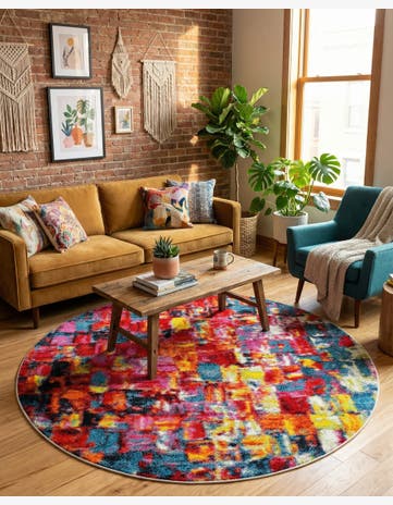 6' x 6' Tuscany Round Rug