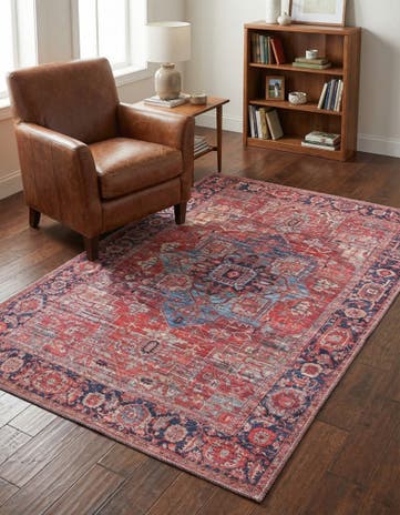 4' x 6' Washable Maahru Rug
