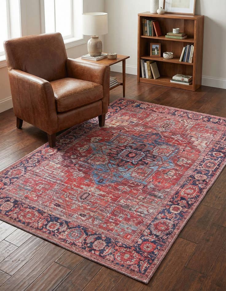 Detail image of 4' x 6' Washable Maahru Rug