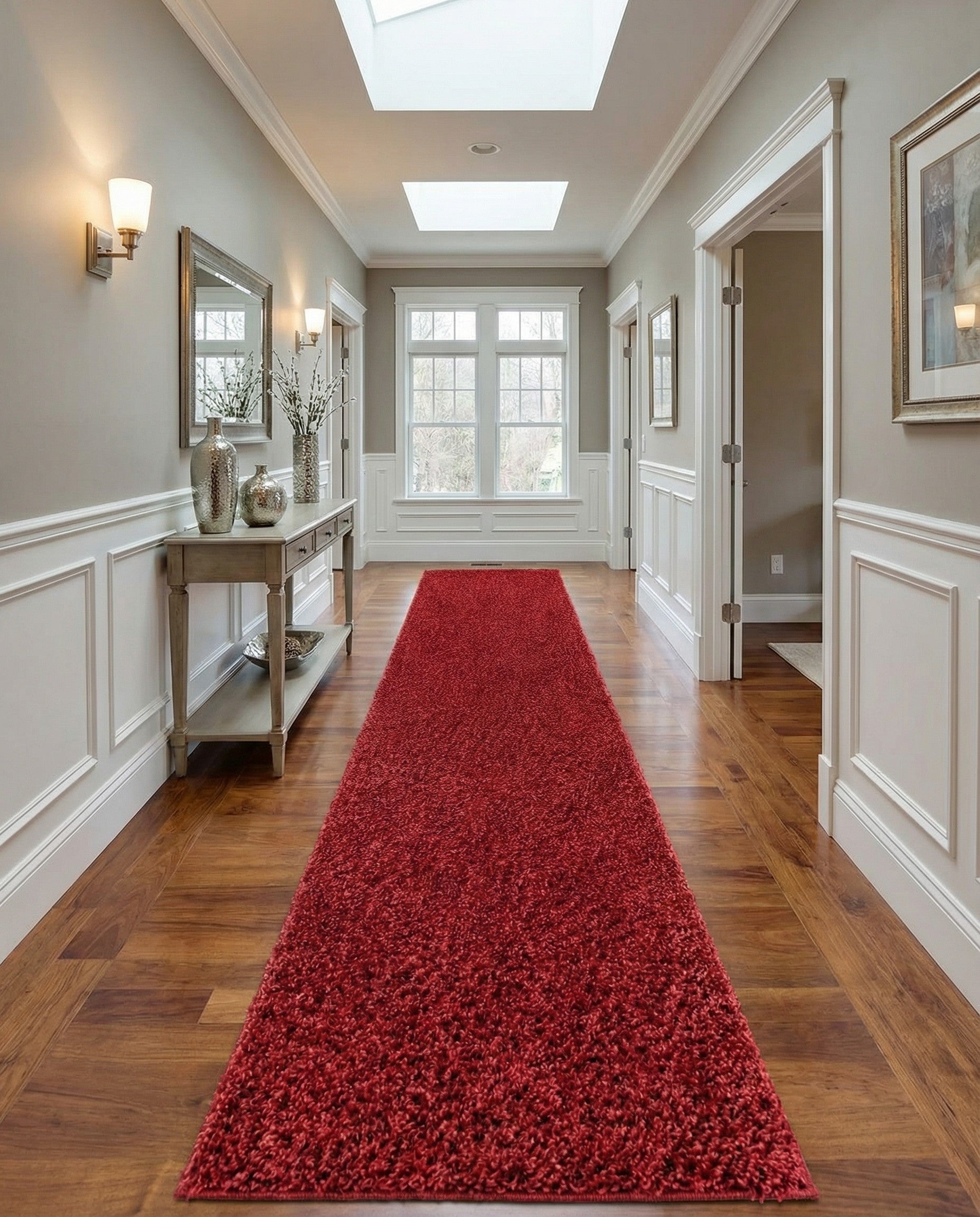 2' 7 x 20' Zermatt Shag Runner Rug