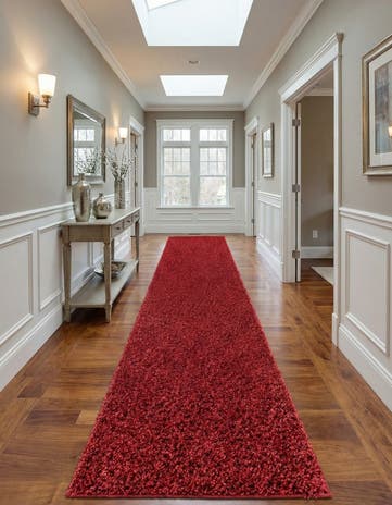 2' 7 x 20' Zermatt Shag Runner Rug
