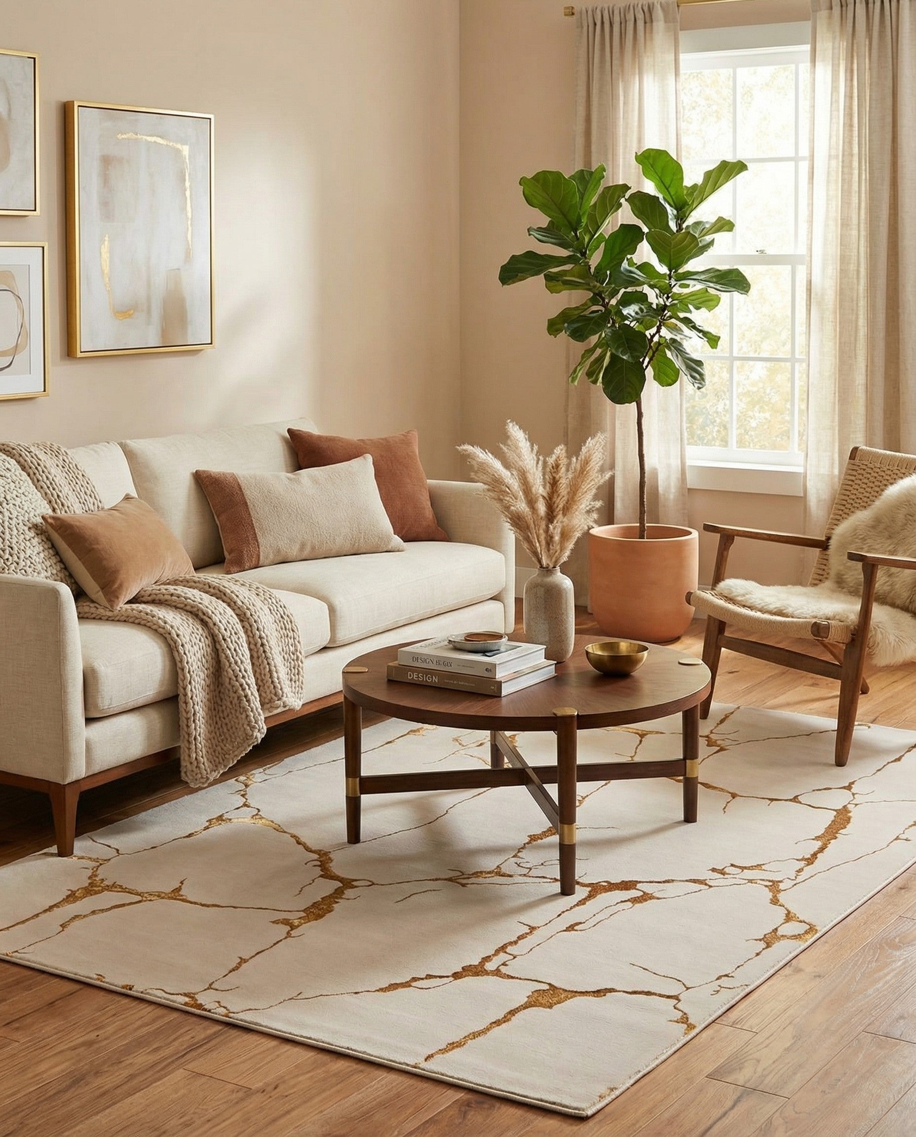 Primary image 5' 3 x 8' Vogue Geo Rug