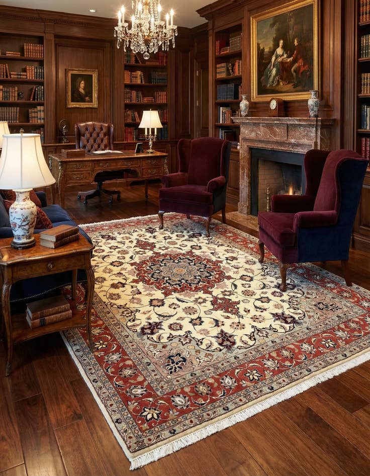 Detail image of 5' 1 x 6' 9 Tabriz Rug