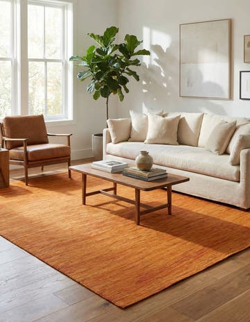 6' 9 x 9' Hand Woven Kilim Modern Wool Rug