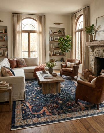 Navy Blue Lola Rug