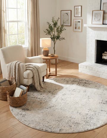 6' x 6' Caspian Round Rug