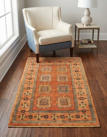 3' 5 x 5' 5 Kashkuli Wool Rug