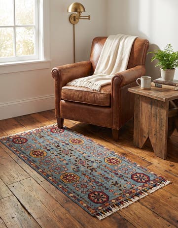 1' 10 x 3' 3 Hand Knotted Ariana Ziegler Rug