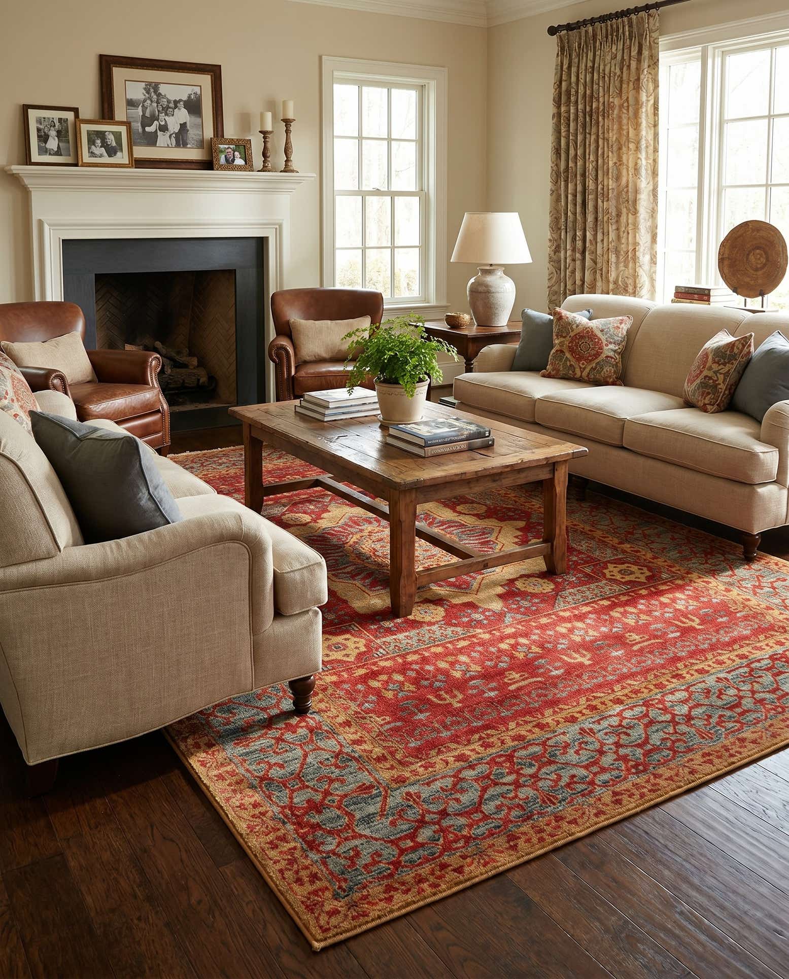 7' x 10' Mamluk Rug