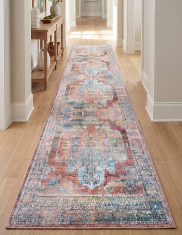 2' 7 x 19' 8 Washable Maahru Runner Rug