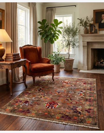 3' 6 x 5' Hand Knotted Ariana Ziegler Rug