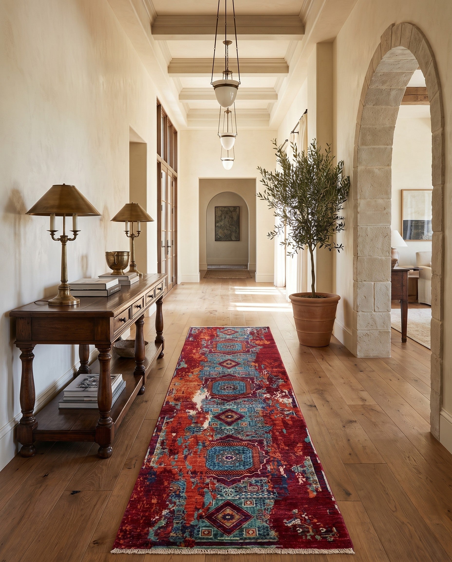 2' 9 x 10' 1 Hand Knotted Mamluk Ziegler Runner Rug
