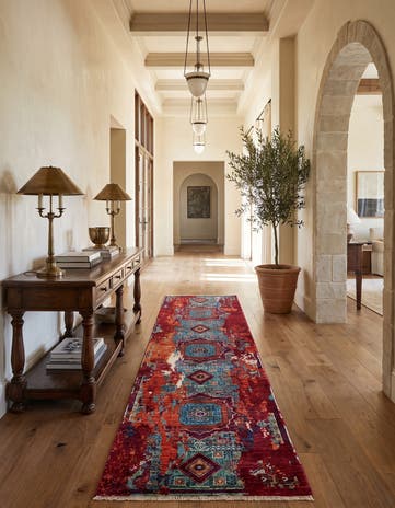 2' 9 x 10' 1 Hand Knotted Mamluk Ziegler Runner Rug