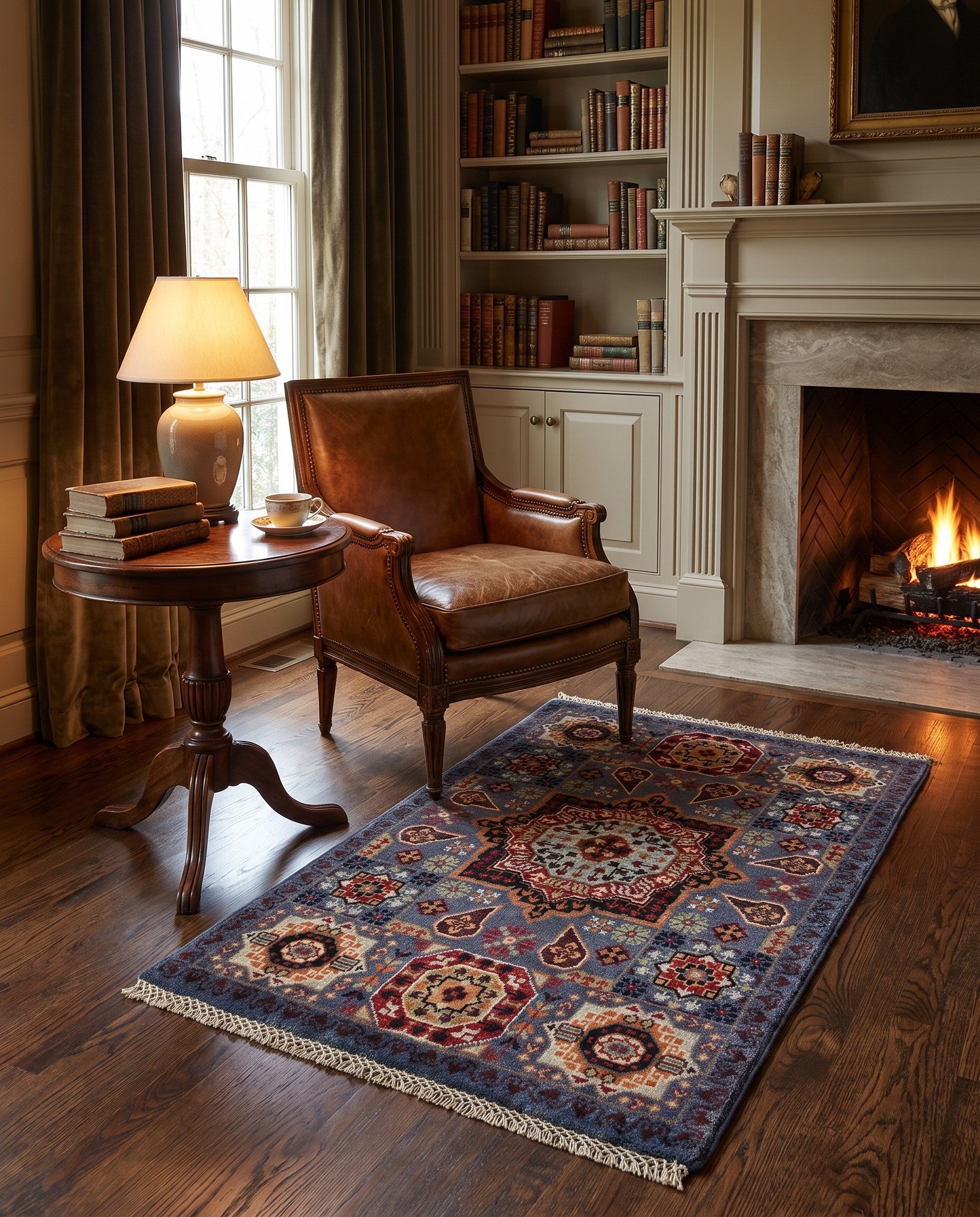 2' x 3' 1 Hand Knotted Mamluk Ziegler Rug