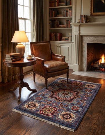 2' x 3' 1 Hand Knotted Mamluk Ziegler Rug