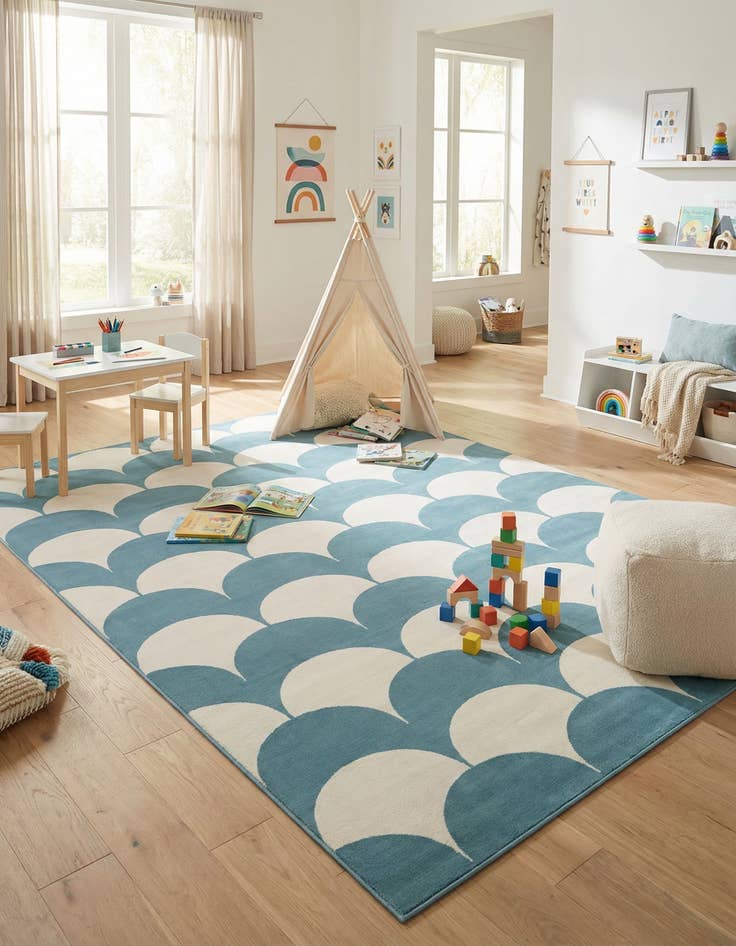 Detail image of 10' x 13' Whimsy Kids Rug