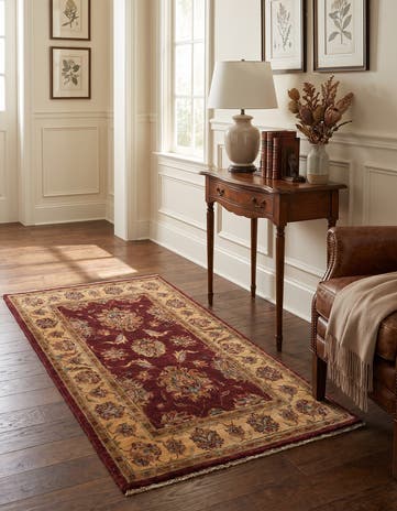 2' 7 x 4' 2 Hand Knotted Ziegler Rug