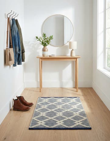Blueberry Hand Knotted Jill Zarin Dorset Rug