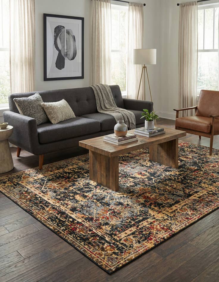 Detail image of 6' x 9' Saturn Rug