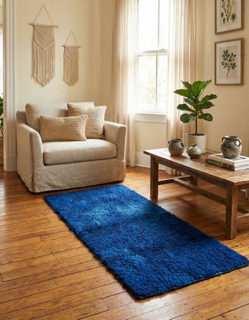 2' 9 x 5' 4 Hand Knotted Moroccan Wool Rug