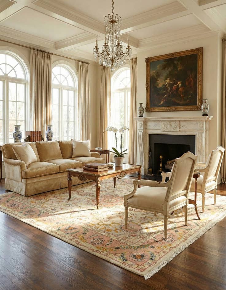 Detail image of 5' 1 x 6' 8 Tabriz Rug