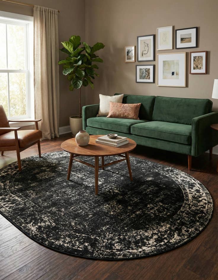 Detail image of 7' 10 x 10' Monaco Oval Rug