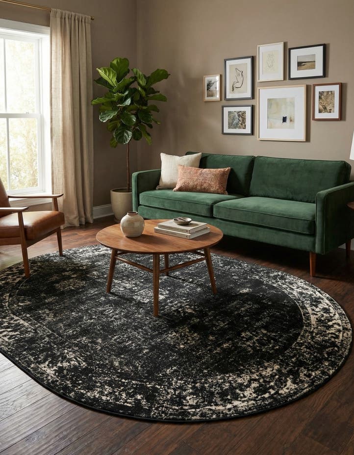 7' 10 x 10' Monte Carlo Oval Rug