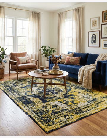 7' x 10' Monaco Rug With Pad Bundle