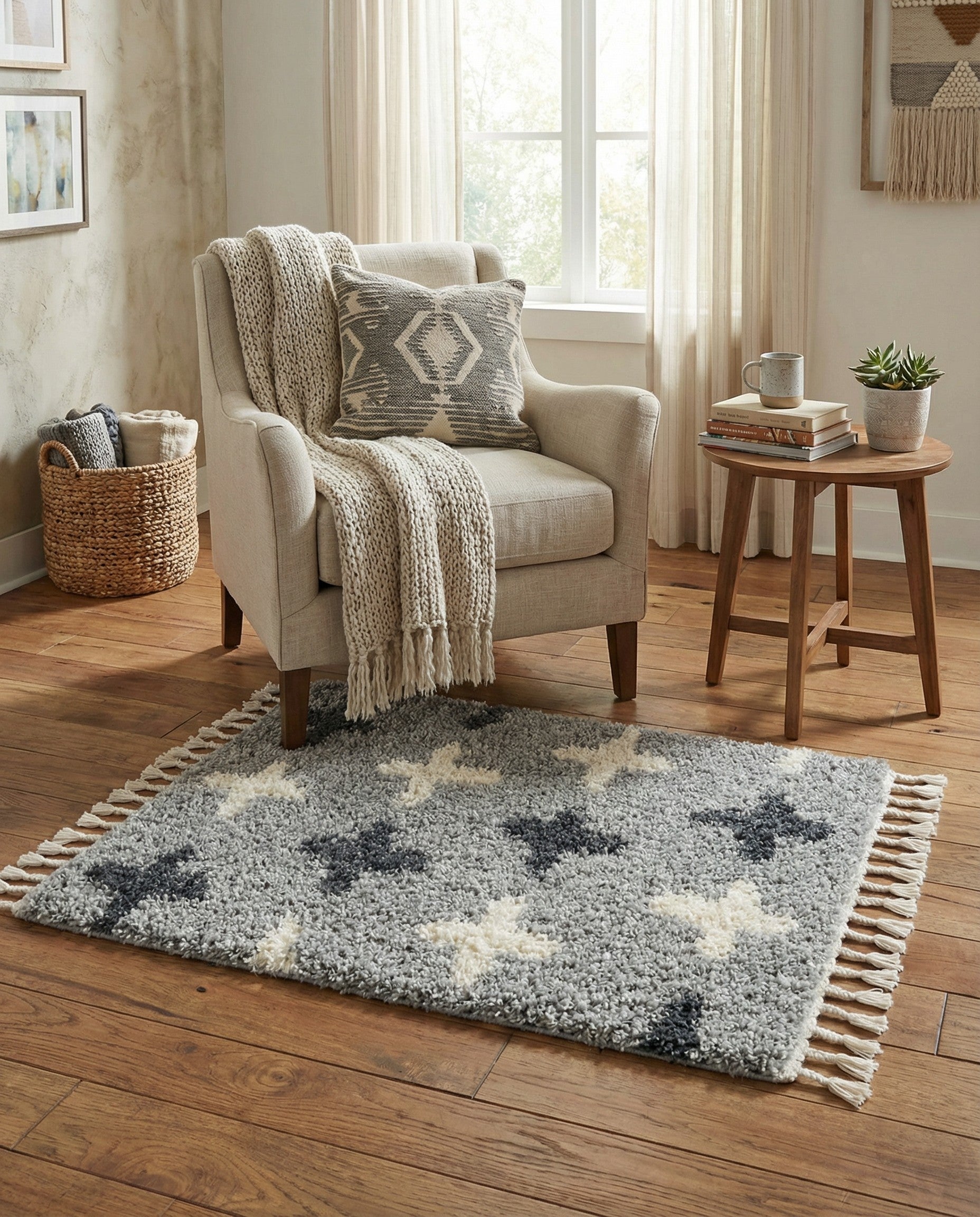  2' 2 x 3' Athena Shag Rug